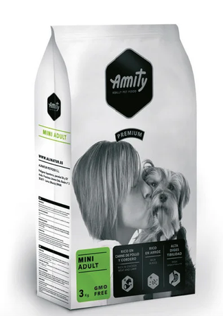 Сухий корм Amity Mini Adult для дорослих собак малих порід (курка, ягня )
