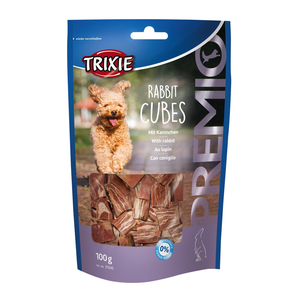Ласощі Trixie для собак Тріксі Преміо Rabbit Cubes шматочки із кроликом 100г