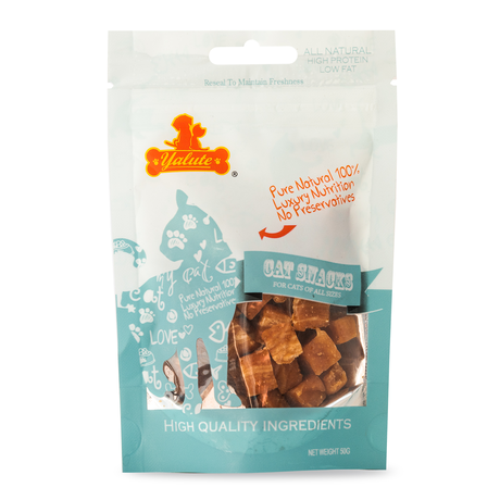 Yalute Chicken And Codfish Dices Ласощі Для Котів Кубики З Курки Та Тріски Фото Від Dog.Com.Ua