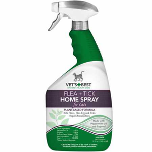 VET`S BEST Flea&Tick Home Spray for Cats Универсальный спрей от блох и клещей для кошек и дома
