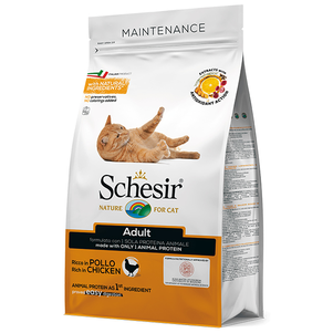 Schesir Cat Adult Chicken ШЕЗИР ДОРОСЛИЙ КУРИЦЯ сухий монопротеїновий корм для котів