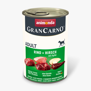 Корм Grancarno Adult Beef + Deer With Apple Консервированный Для Собак С Говядиной, Олениной И Яблоком Фото Зоомагазина Dog.Com.Ua