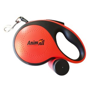 AnimAll Рулетка-поводок с диспенсером S до 15 кг/3 метров