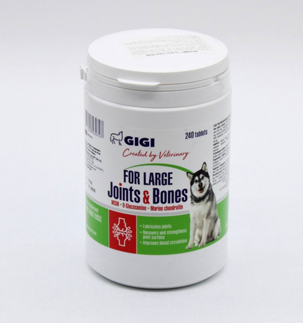 GIGI For Large Joints & Bones (АктиВет) Препарат для профілактики та лікування суглобів у собак великих порід