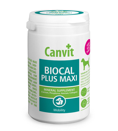 Canvit Biocal Plus Maxi (Канвіт Біокаль Плюс Максі) мінеральна кормова добавка для собак великих порід