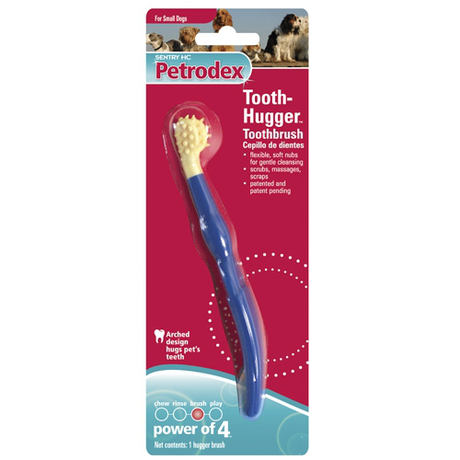 SENTRY Petrodex Tooth-Hugger зубная щетка для котов и собак малых пород