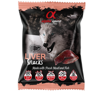 Alpha Spirit Liver Snacks (Альфа Спіріт) ласощі з печінкою для собак, мішечок
