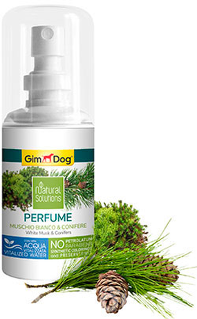 GimDog Natural Solutions Духи з ароматом білого мускусу та хвої для собак