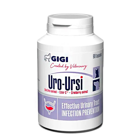 GIGI Uro-Ursi Препарат для профилактики мочекаменной болезни у собак и кошек