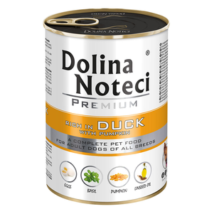 Корм консервированный Dolina Noteci Premium для собак с уткой и тыквой