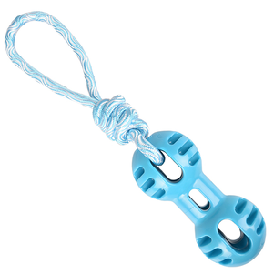 Flamingo Rudo Dumbbell With Rope Фламінго Рудо Гантель З Вервовкою Іграшка Для Собак Фото Зоомагазину Dog.Com.Ua