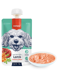 Wanpy Lamb Carrot & Pea Ванпі Крем-Суп Ягня З Морковою Рідкий Корм Для Собак Фото Зоомагазину Dog.Com.Ua