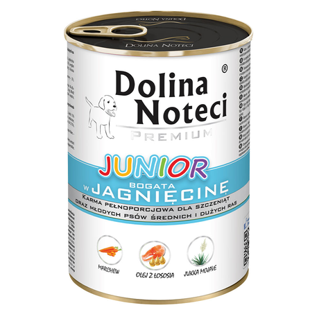 Корм Консервированный Dolina Noteci Premium Для Щенков С Ягнятиной Фото От Dog.Com.Ua