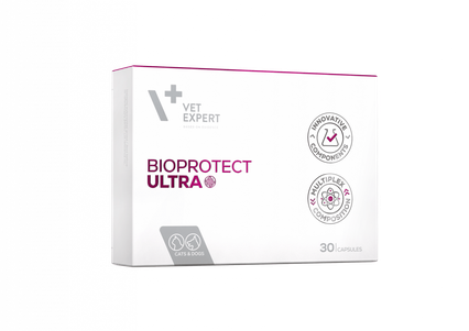 Vet Expert Bioprotect Ultra Добавка Для Підтримки Правильного Мікробіома Та Захисту Здоров'Я Травного Тракту У Кішок Та Собак Фото Зоомагазину Dog.Com.Ua