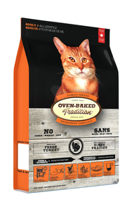 Oven-Baked Tradition беззерновой сухой корм для кошек из свежего мяса индейки