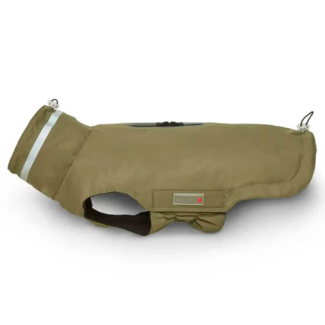 Wolters Modern Classic Попона Дождевик Для Мопсов И Бульдогов Оливковый Фото От Dog.Com.Ua