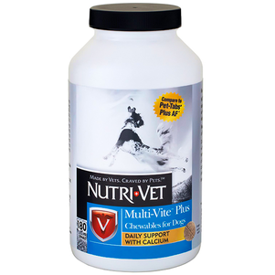 Nutri-Vet Multi-Vite Plus НУТРИ-ВЕТ МУЛЬТИ-ВИТ ПЛЮС мультивитамины для собак, жевательные таблетки