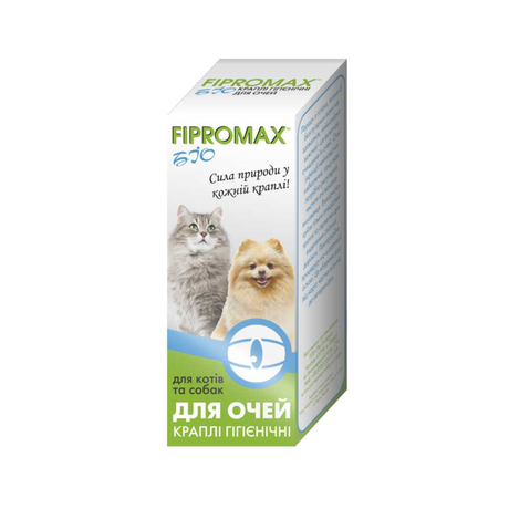 Fipromax Біо Краплі гігієнічні для очей для котів і собак