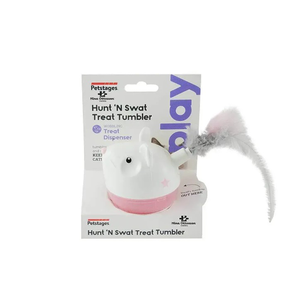 Nina Ottosson Hunt `N Swat Treat Tumbler Інтерактивна Мишка Для Котів Блакитна Фото Зоомагазину Dog.Com.Ua