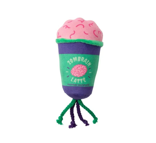 Fuzzyard Zombrain Latte М'Яка Іграшка Для Котів Фото Від Dog.Com.Ua