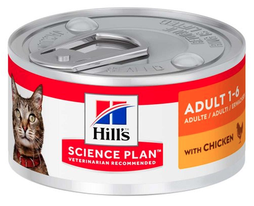 Hills SP Feline Adult Chicken консервы с курицей для кошек