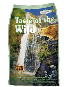 Taste of the Wild Rocky Mountain Feline Formula для кішок всіх порід та вікових груп (косуля та лосось)