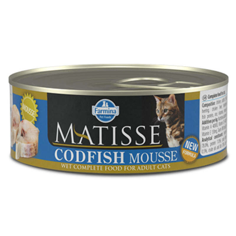 Farmina (Фарміна) Matisse Cat Mousse Codfish Консервований корм з тріскою для котів (мус)