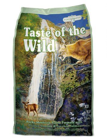 Taste of the Wild Rocky Mountain Feline Formula для кошек всех пород и возрастов (косуля и лосось)