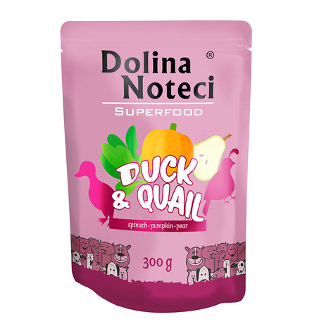 Пауч Dolina Noteci Superfood Для Cобак З Качки Та Перепілки Фото Від Dog.Com.Ua