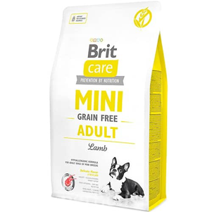 Brit Care Mini Grain Free Adult Lamb беззерновий гіпоалергенний корм для собак малих порід (ягня)