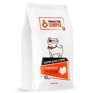 Сухий Корм Practik Simple Для Дорослих Собак Всіх Порід (Індичка) Фото Зоомагазину Dog.Com.Ua