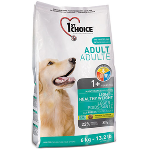 Сухий корм 1st Choice (Фест Чойс) Light Healthy Weight для дорослих собак схильних до повноти