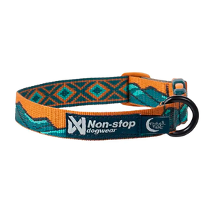 Non-Stop Dogwear Trail Quest Collar Rp Signature Edition Нашийник Для Собак Бірюзовий З Коричневим Фото Зоомагазину Dog.Com.Ua