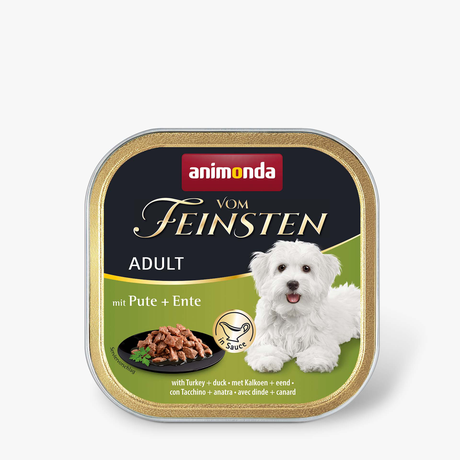 Корм Vom Feinsten Adult With Turkey + Duck Консервований Для Собак З Індичкою І Качкою Фото Від Dog.Com.Ua