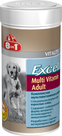 8in1 Excel Multi Vitamin Dog Adult мультивитаминный комплекс для взрослых собак
