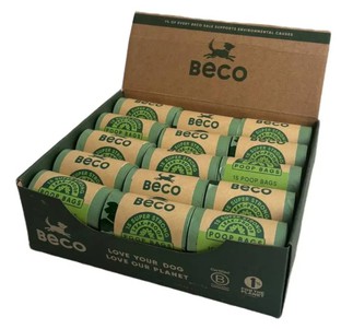 Beco Pets Одноразові пакетики для прибирання за собаками без запаху