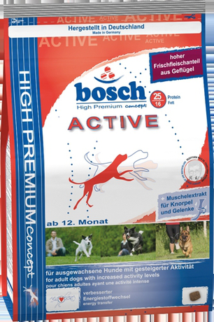 Сухий корм Bosch Active (Бош Актив) для дорослих собак з високим рівнем активності
