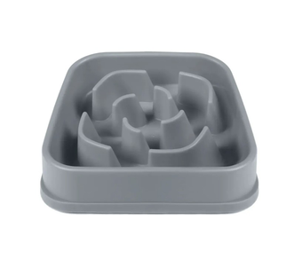 Dexas Slow Maze Feeder Миска Для Повільного Годування Собак, Сіра Фото Зоомагазину Dog.Com.Ua