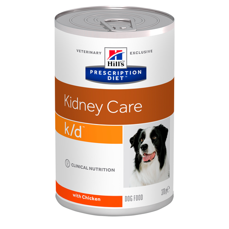 Лечебный корм для собак Hills PD Canine k/d диетический корм Хиллс при хронической болезни почек у собак