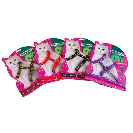 Tatrapet Caty Набор Для Кошек Шлейка И Поводок Разные Цвета, 1Х25 См/120 См Фото От Dog.Com.Ua