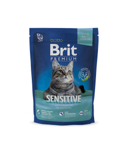 Brit Premium Cat Sensitive для кошек c чувствительным пищеварением (ягненок и индейка)