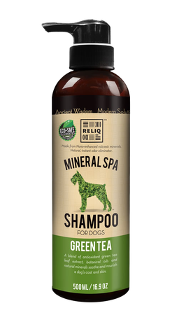RELIQ MINERAL SPA SHAMPOO GREEN TEA Шампунь для собак (з олією зеленого чаю)