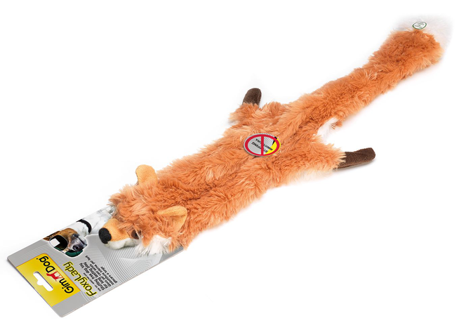 Іграшка GimDog для собак лисиця міні 35 см