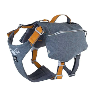Hurtta Expedition Pack Eco Шлейка-Рюкзак Для Собак Сіра Фото Зоомагазину Dog.Com.Ua