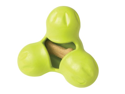 West Paw Tux Treat Toy Суперпрочная игрушка-кормушка для собак (зеленый)