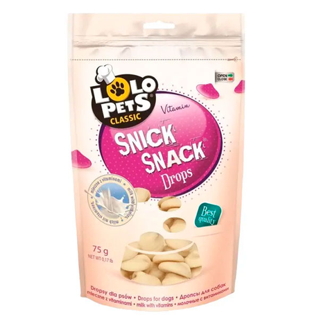 Lolo Pets Дропси Молочні З Вітамінами Для Собак, 75 Г Фото Від Dog.Com.Ua