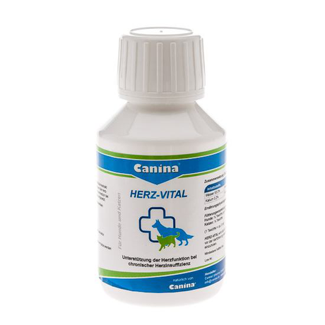 Canina Herz-Vital препарат, що стимулює та підтримує серцеву діяльність у котів і собак