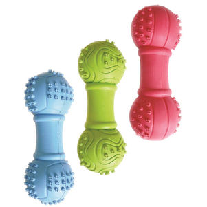 Tatrapet Dental Gum Гантелька Гумова Різні Кольори, 10 См Фото Зоомагазину Dog.Com.Ua