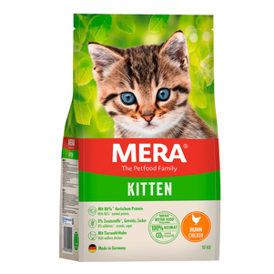 MERA Cats Kitten Сhicken (Huhn) беззерновой корм для котят со свежим мясом курицы