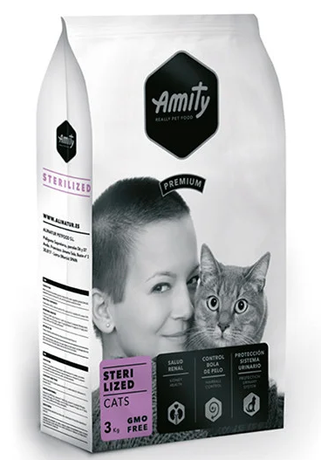 Amity Sterilized Сухий корм для котів з м'ясом птиці